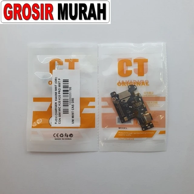 Flexi Charger Xiaomi Mi9t (ori) Con Sim Mic K20 K20 Pro Mi9t Pro ready stock harga grosir sparepart HP Libra Jaya