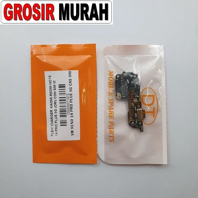 Flexi Charger Xiaomi Redmi Note 14 Pro Plus 5g (ori) Con Sim Mic ready stock harga grosir sparepart HP Libra Jaya