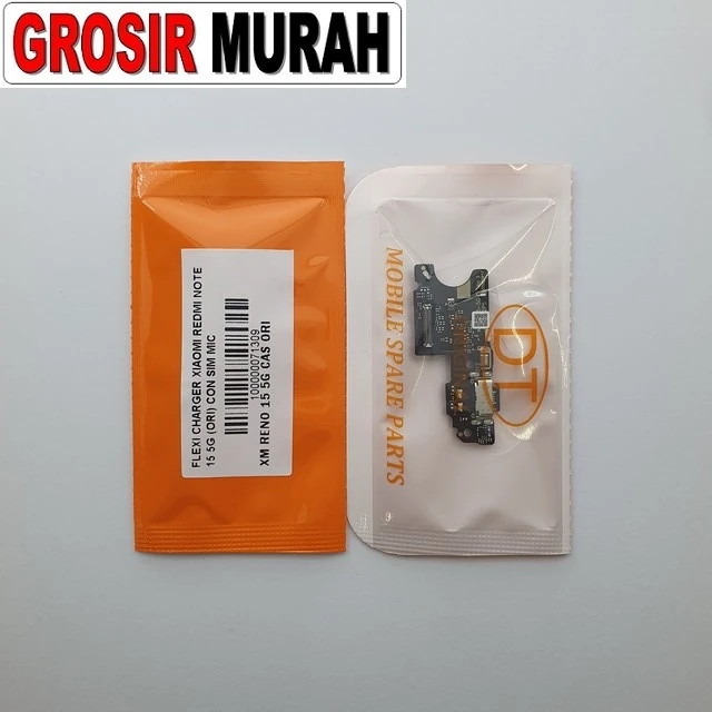 Flexi Charger Xiaomi Redmi Note 15 5g (ori) Con Sim Mic ready stock harga grosir sparepart HP Libra Jaya