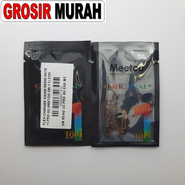 Flexi Charger Xiaomi Redmi Note 15 Pro 4g (meetoo Ori 1:1) Con Sim Mic ready stock harga grosir sparepart HP Libra Jaya