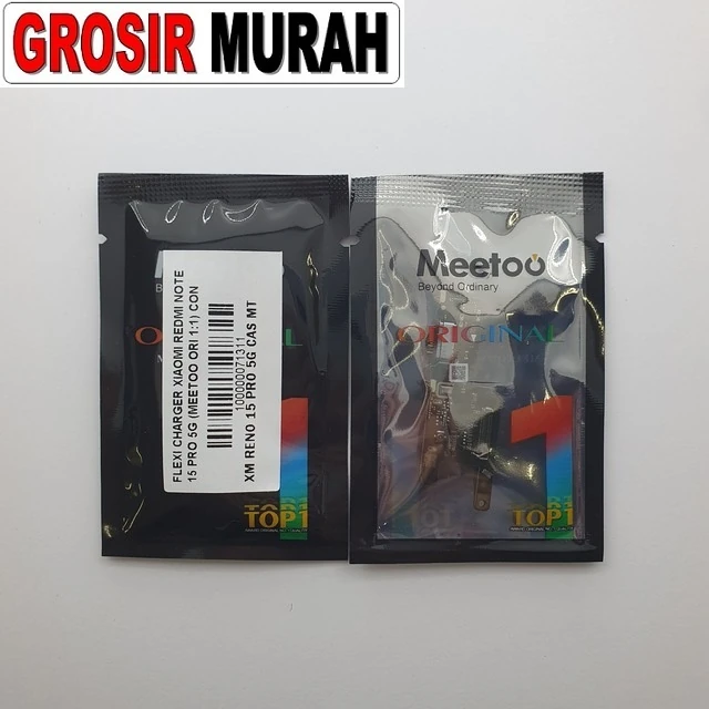 Flexi Charger Xiaomi Redmi Note 15 Pro 5g (meetoo Ori 1:1) Con Sim Mic ready stock harga grosir sparepart HP Libra Jaya