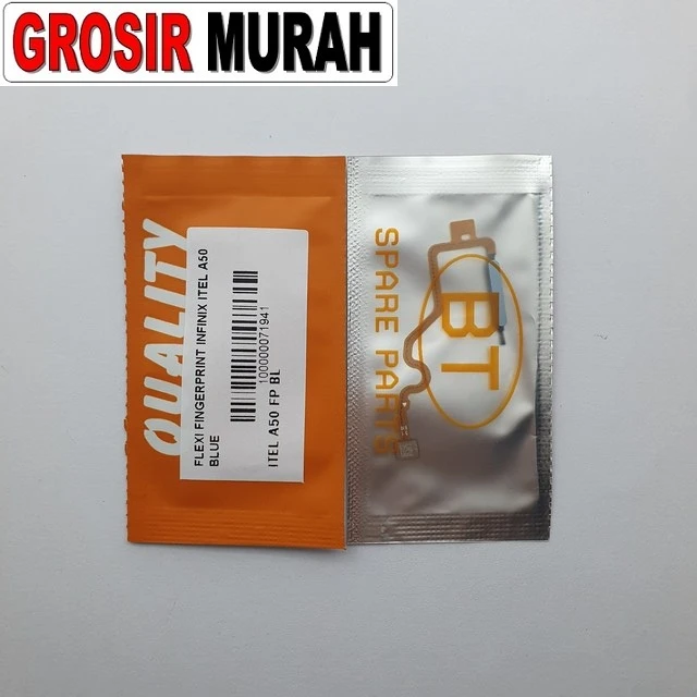 Flexi Fingerprint Infinix Itel A50 Blue ready stock harga grosir sparepart HP Libra Jaya