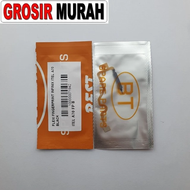Flexi Fingerprint Infinix Itel A70 Black ready stock harga grosir sparepart HP Libra Jaya
