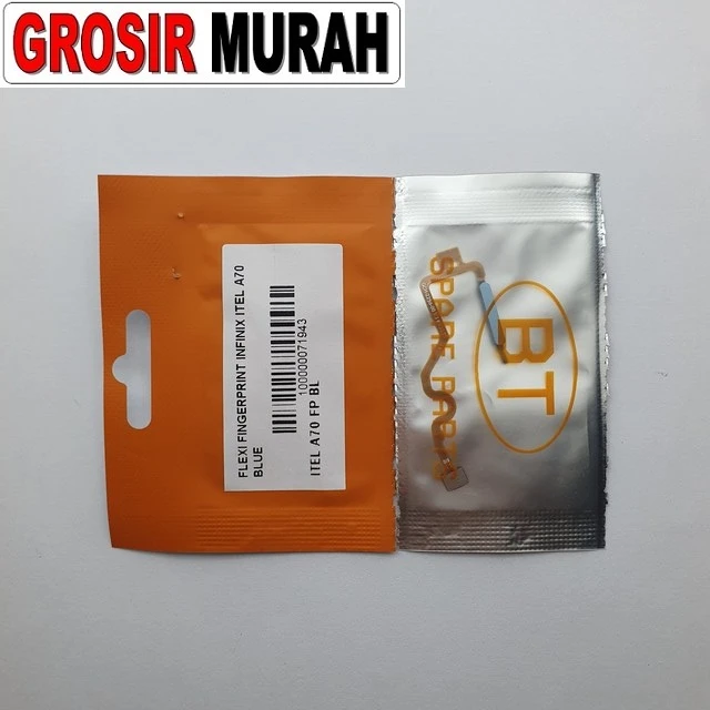 Flexi Fingerprint Infinix Itel A70 Blue ready stock harga grosir sparepart HP Libra Jaya