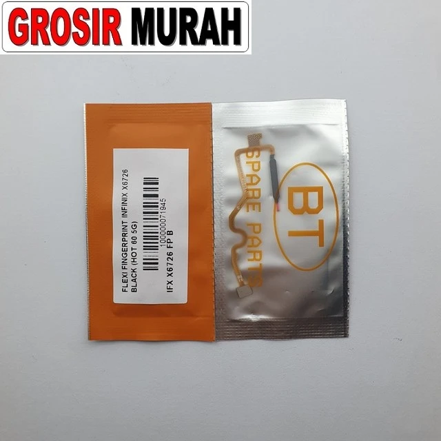 Flexi Fingerprint Infinix X6726 Black (hot 60 5g) ready stock harga grosir sparepart HP Libra Jaya