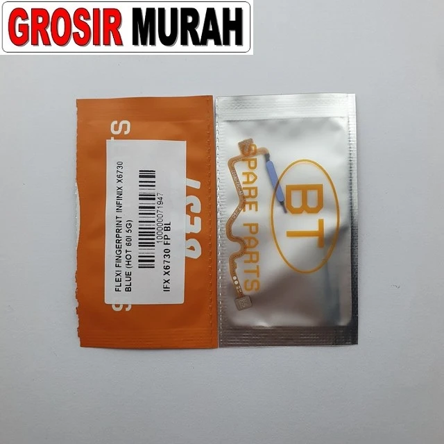 Flexi Fingerprint Infinix X6730 Blue (hot 60i 5g) ready stock harga grosir sparepart HP Libra Jaya