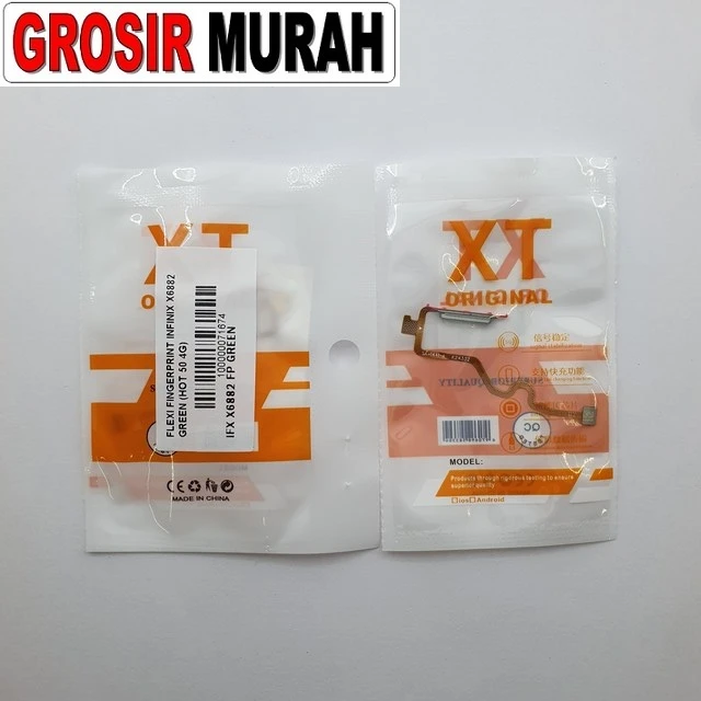 Flexi Fingerprint Infinix X6882 Green (hot 50 4g) ready stock harga grosir sparepart HP Libra Jaya