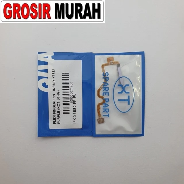 Flexi Fingerprint Infinix X6882 Purple (hot 50 4g) ready stock harga grosir sparepart HP Libra Jaya