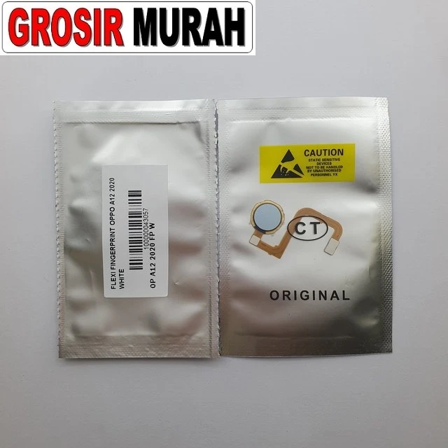 Flexi Fingerprint Oppo A12 2020 White ready stock harga grosir sparepart HP Libra Jaya