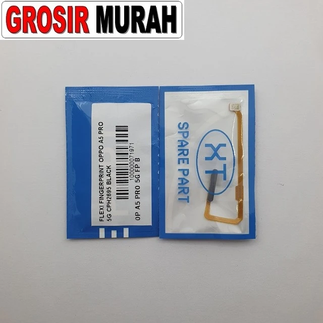 Flexi Fingerprint Oppo A5 Pro 5g Cph2695 Black ready stock harga grosir sparepart HP Libra Jaya