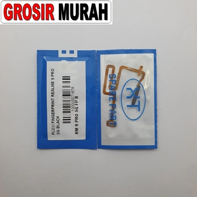 Flexi Fingerprint Realme 9 Pro 5g Black ready stock harga grosir sparepart HP Libra Jaya