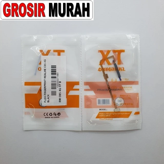 Flexi Fingerprint Realme C85 4g Black ready stock harga grosir sparepart HP Libra Jaya