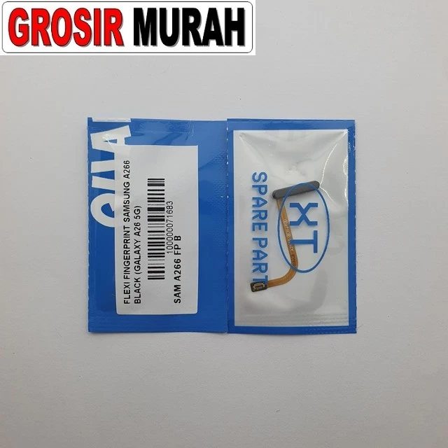 Flexi Fingerprint Samsung A266 Black (galaxy A26 5g) ready stock harga grosir sparepart HP Libra Jaya