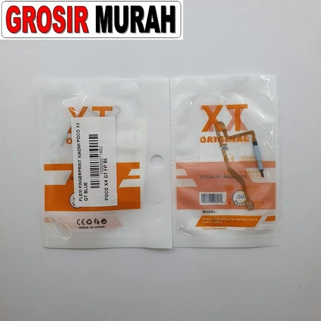 Flexi Fingerprint Xiaomi Poco X4 Gt Blue ready stock harga grosir sparepart HP Libra Jaya