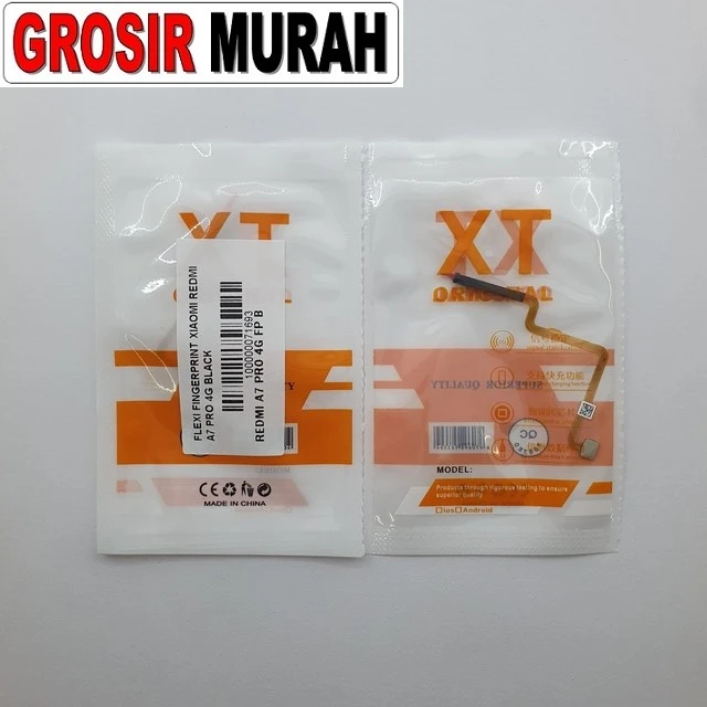 Flexi Fingerprint Xiaomi Redmi A7 Pro 4g Black ready stock harga grosir sparepart HP Libra Jaya