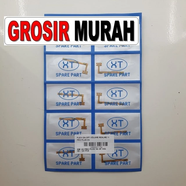 Flexi On Off Volume Realme 16 Pro Plus 5g ready stock harga grosir sparepart HP Libra Jaya