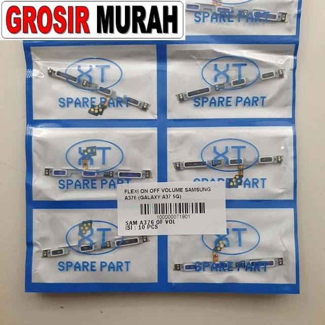 Flexi On Off Volume Samsung A376 (galaxy A37 5g) ready stock harga grosir sparepart HP Libra Jaya