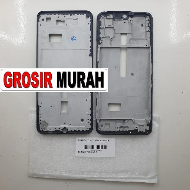 Frame Lcd Vivo Y53s 5g Black ready stock harga grosir sparepart HP Libra Jaya