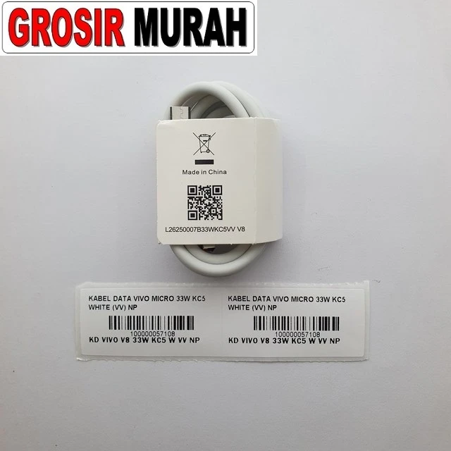 Kabel Data Vivo Micro 33w Kc5 White (vv) Np ready stock harga grosir sparepart HP Libra Jaya