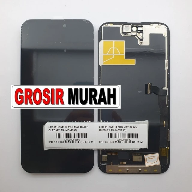 Lcd Iphone 14 Pro Max Black Oled Gx Ts (move Ic) ready stock harga grosir sparepart HP Libra Jaya