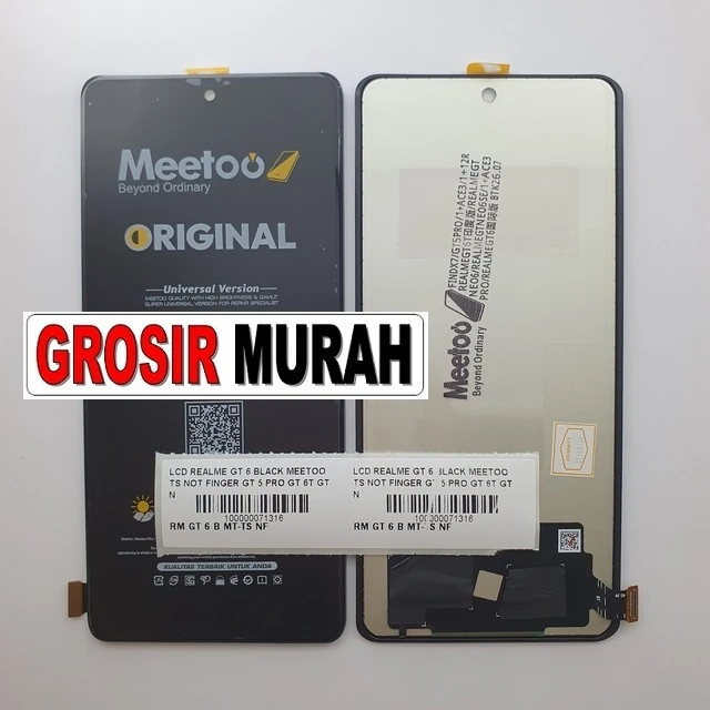 Lcd Realme Gt 6 Black Meetoo Ts Not Finger Gt 5 Pro Gt 6t Gt Neo 6 Gt Neo 6 Se Gt Neo Se Find X7 ready stock harga grosir sparepart HP Libra Jaya
