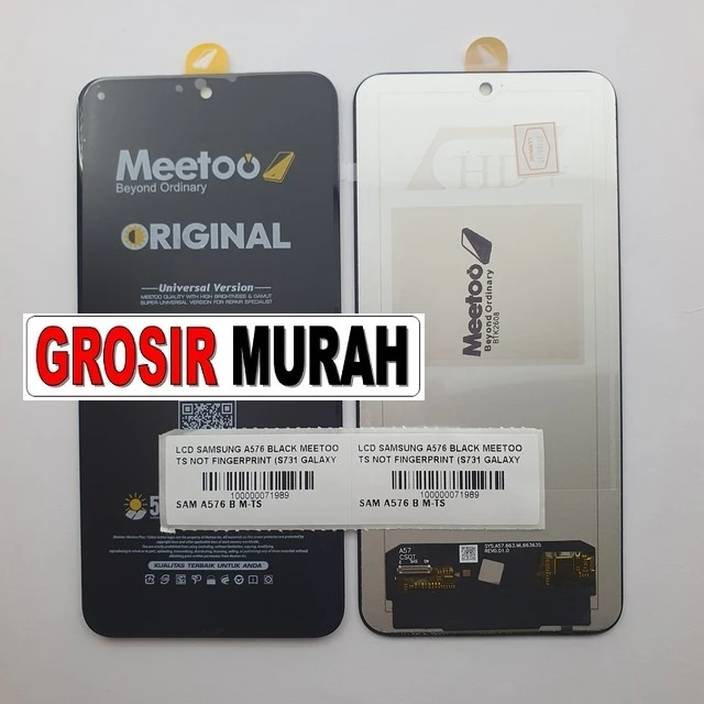 Lcd Samsung A576 Black Meetoo Ts Not Fingerprint (s731 Galaxy S25 Fe A57 5g) ready stock harga grosir sparepart HP Libra Jaya