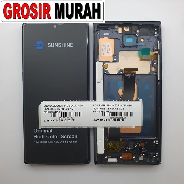Lcd Samsung N970 Black New Sunshine Ts Frame Not Fingerprint (galaxy Note 10) ready stock harga grosir sparepart HP Libra Jaya