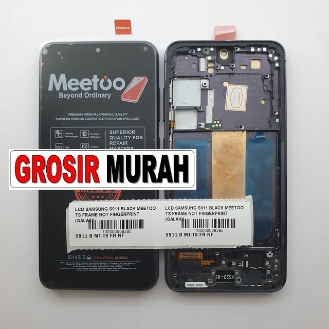 Lcd Samsung S911 Black Meetoo Ts Frame Not Fingerprint (galaxy S23) ready stock harga grosir sparepart HP Libra Jaya
