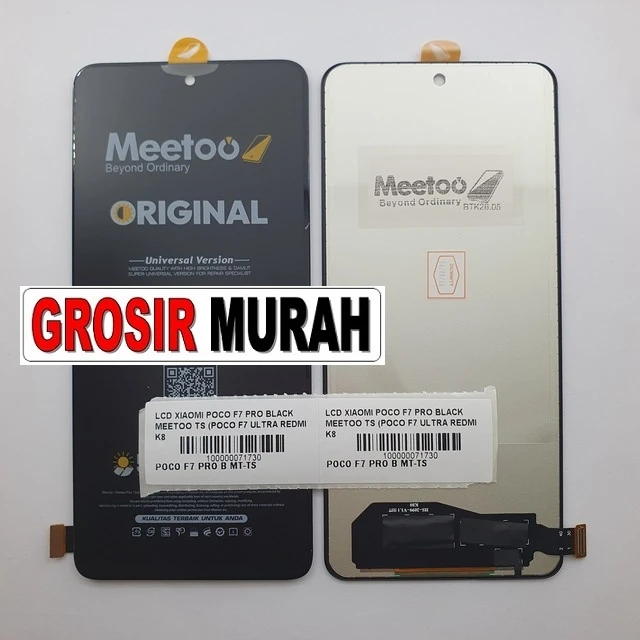 Lcd Xiaomi Poco F7 Pro Black Meetoo Ts (poco F7 Ultra Redmi K80 Pro) ready stock harga grosir sparepart HP Libra Jaya