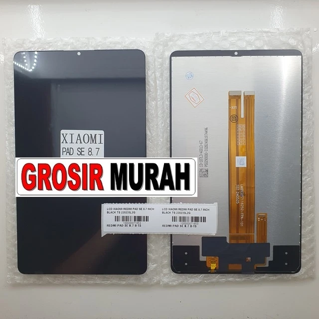 Lcd Xiaomi Redmi Pad Se 8.7 Inch Black Ts 220233l2g ready stock harga grosir sparepart HP Libra Jaya