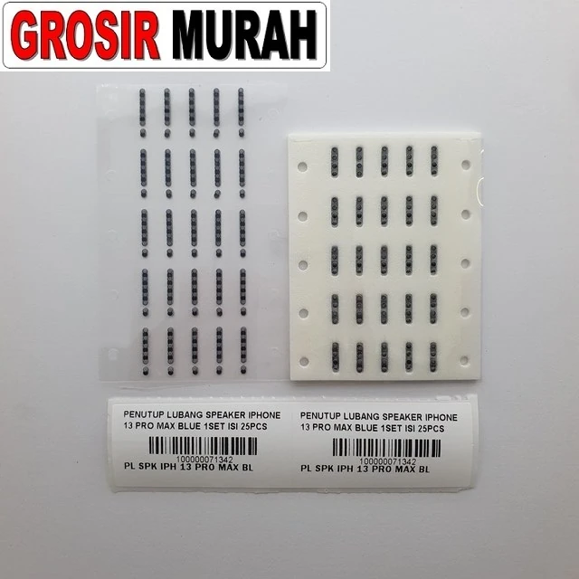 Penutup Lubang Speaker Iphone 13 Pro Max Blue 1set Isi 25pcs ready stock harga grosir sparepart HP Libra Jaya