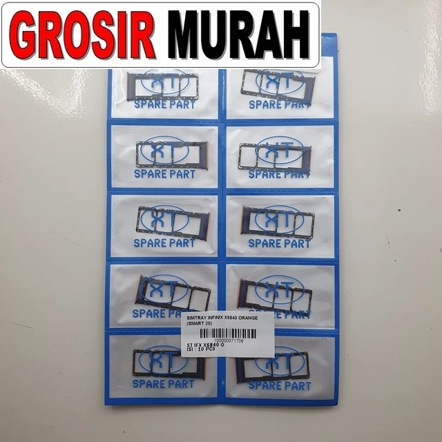 Simtray Infinix X6840 Orange (smart 20) ready stock harga grosir sparepart HP Libra Jaya