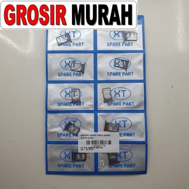 Simtray Infinix X6858 Green (note 50 4g) ready stock harga grosir sparepart HP Libra Jaya