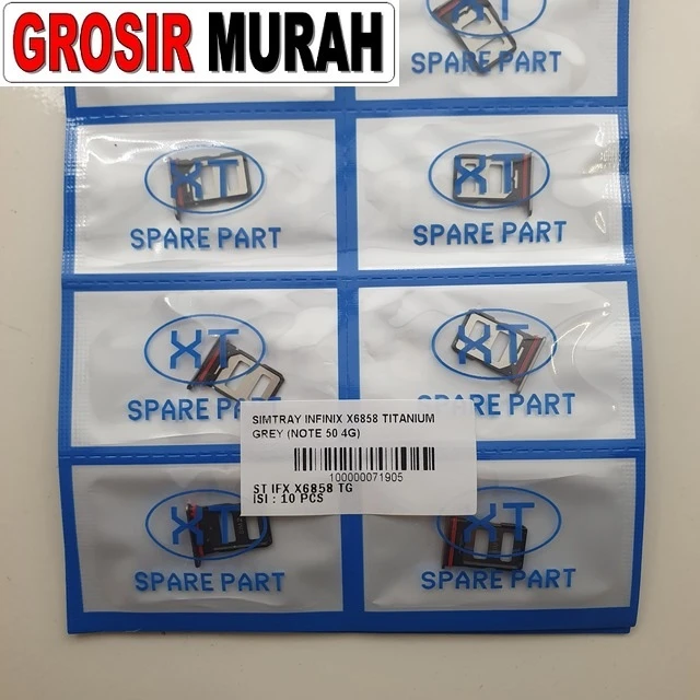 Simtray Infinix X6858 Titanium Grey (note 50 4g) ready stock harga grosir sparepart HP Libra Jaya