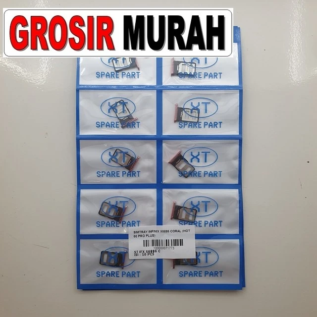 Simtray Infinix X6886 Coral (hot 60 Pro Plus) ready stock harga grosir sparepart HP Libra Jaya