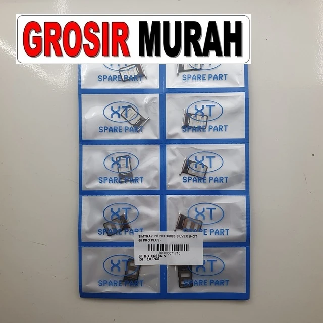 Simtray Infinix X6886 Silver (hot 60 Pro Plus) ready stock harga grosir sparepart HP Libra Jaya