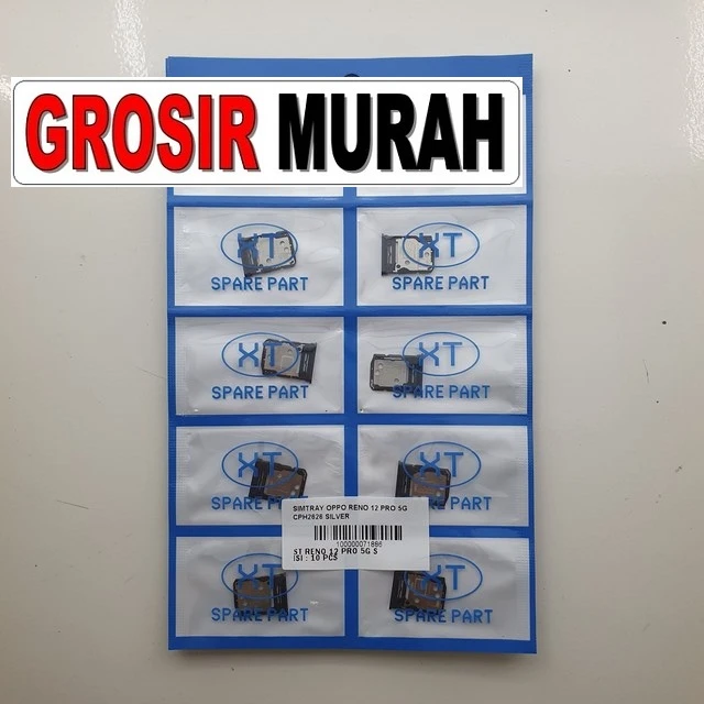 Simtray Oppo Reno 12 Pro 5g Cph2626 Silver ready stock harga grosir sparepart HP Libra Jaya