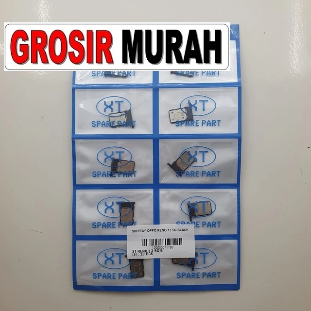 Simtray Oppo Reno 13 5g Black ready stock harga grosir sparepart HP Libra Jaya