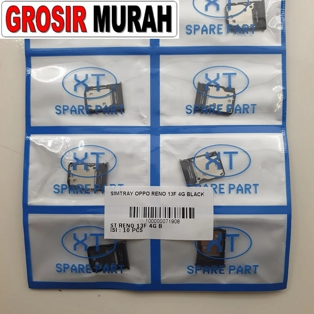 Simtray Oppo Reno 13f 4g Black ready stock harga grosir sparepart HP Libra Jaya