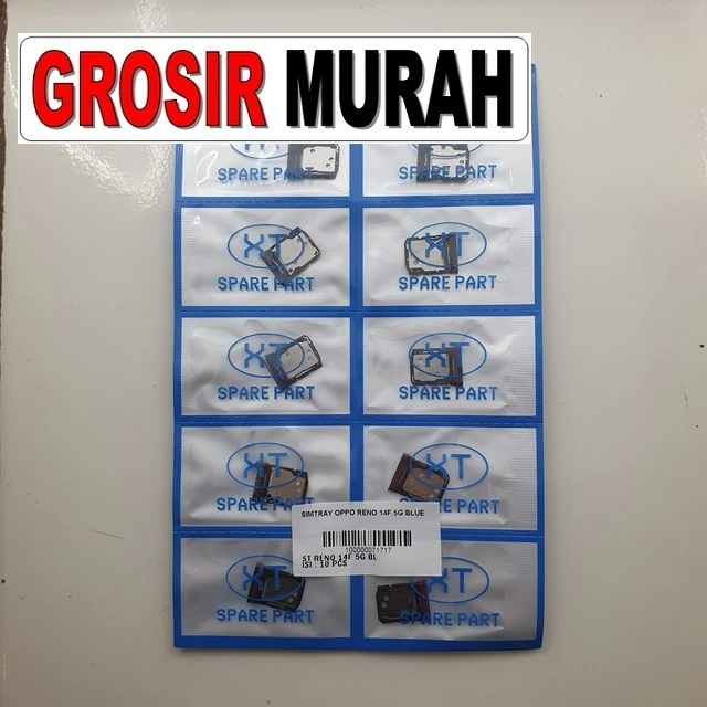 Simtray Oppo Reno 14f 5g Blue ready stock harga grosir sparepart HP Libra Jaya