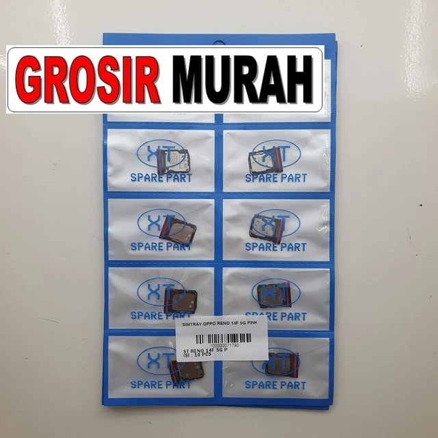 Simtray Oppo Reno 14f 5g Pink ready stock harga grosir sparepart HP Libra Jaya
