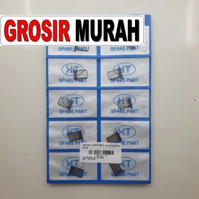 Simtray Oppo Reno 15 5g Aurora Blue ready stock harga grosir sparepart HP Libra Jaya