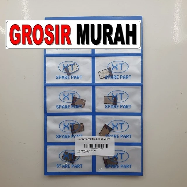 Simtray Oppo Reno 15 5g White ready stock harga grosir sparepart HP Libra Jaya