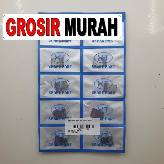 Simtray Realme 14 5g Pink ready stock harga grosir sparepart HP Libra Jaya