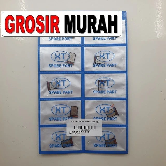 Simtray Realme 14 Pro 5g Grey ready stock harga grosir sparepart HP Libra Jaya