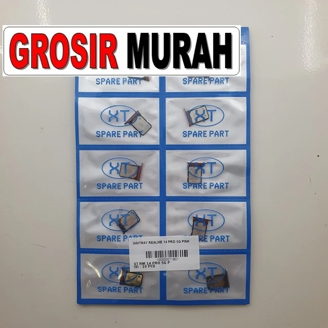 Simtray Realme 14 Pro 5g Pink ready stock harga grosir sparepart HP Libra Jaya