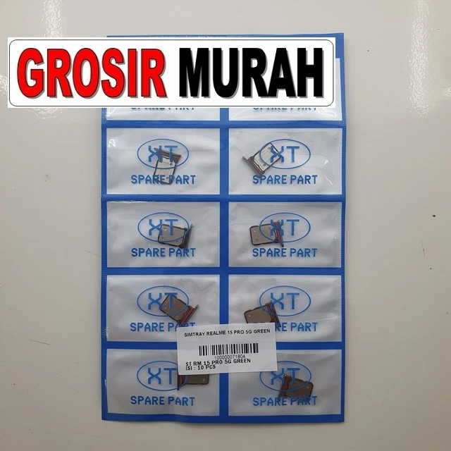 Simtray Realme 15 Pro 5g Green ready stock harga grosir sparepart HP Libra Jaya