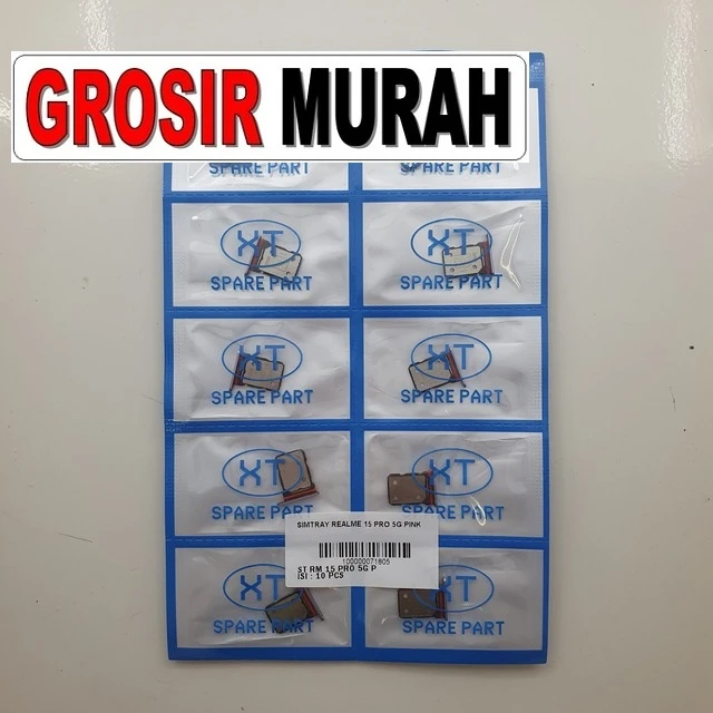 Simtray Realme 15 Pro 5g Pink ready stock harga grosir sparepart HP Libra Jaya