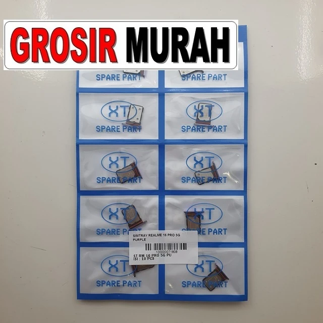 Simtray Realme 16 Pro 5g Purple ready stock harga grosir sparepart HP Libra Jaya