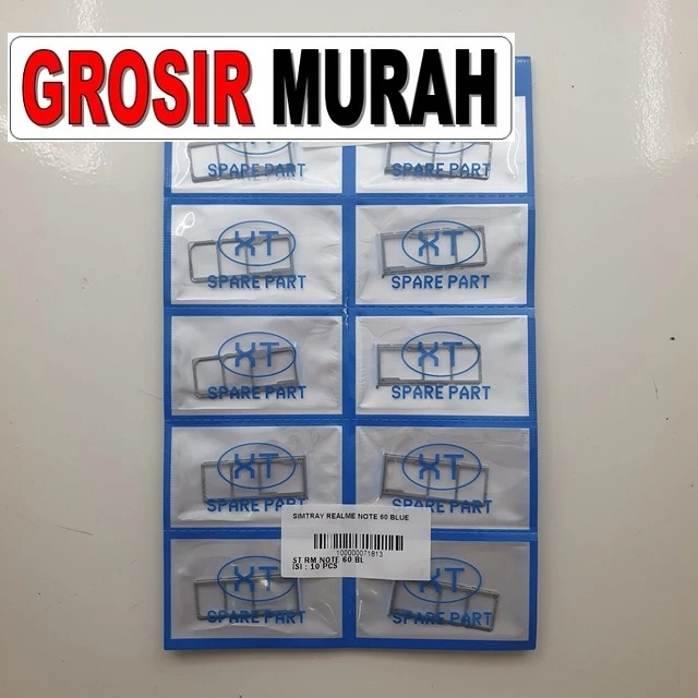 Simtray Realme Note 60 Blue ready stock harga grosir sparepart HP Libra Jaya